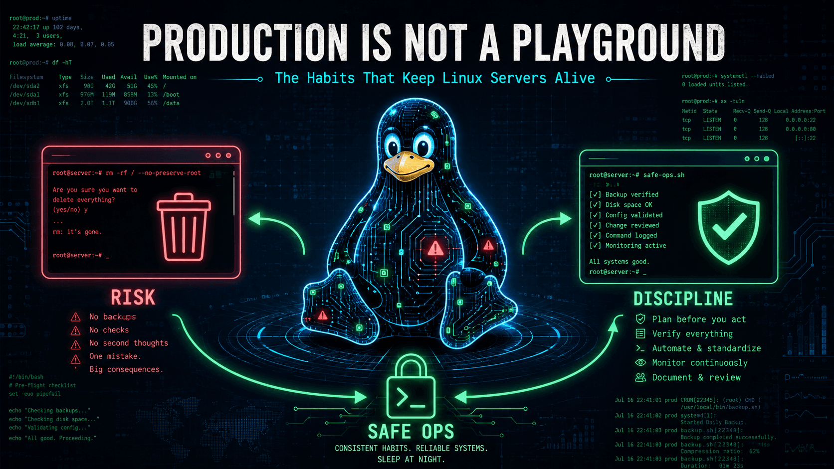 Production Is Not a Playground